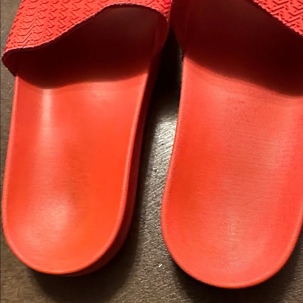 Aldo Fiery Red Orange Slides
